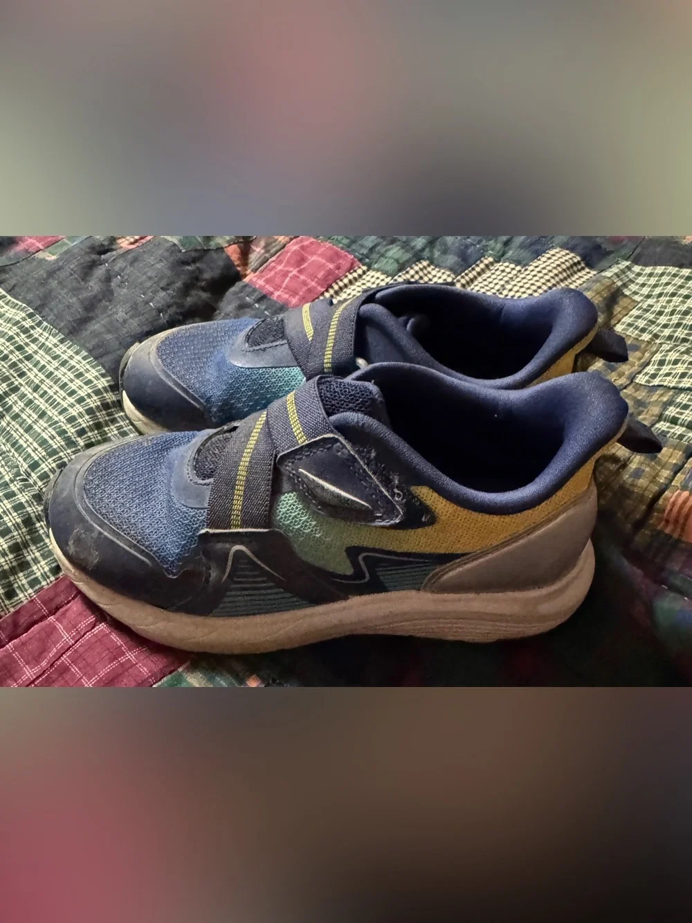 Small Boys Athletic Velcro Sneakers